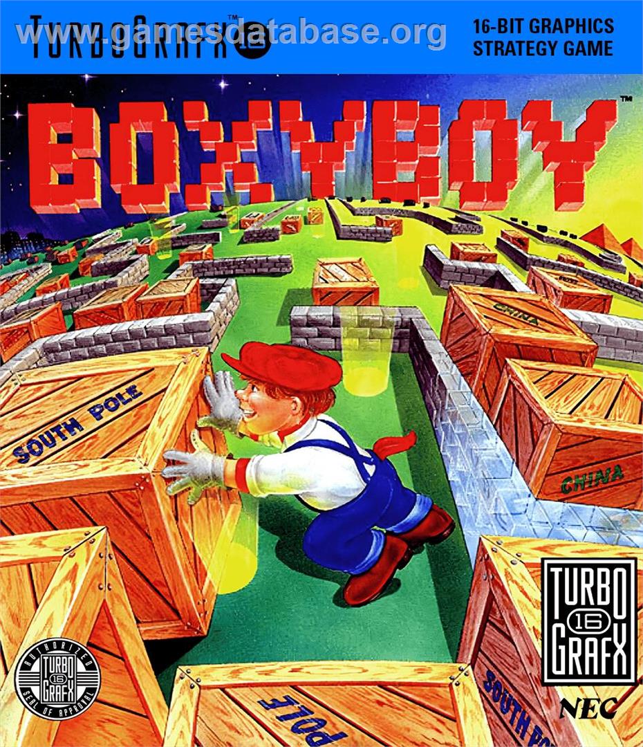 Boxyboy - NEC TurboGrafx-16 - Artwork - Box