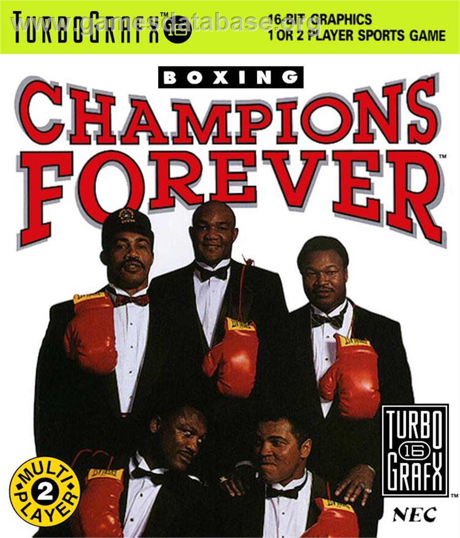 Champions Forever Boxing - NEC TurboGrafx-16 - Artwork - Box