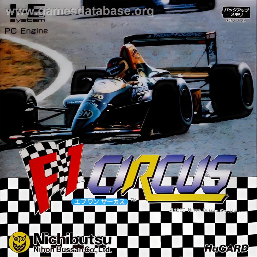 F1 Circus - NEC TurboGrafx-16 - Artwork - Box