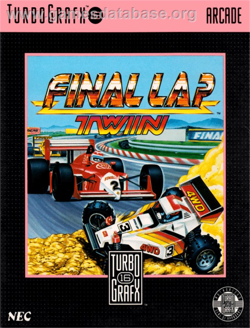 Final Lap Twin - NEC TurboGrafx-16 - Artwork - Box