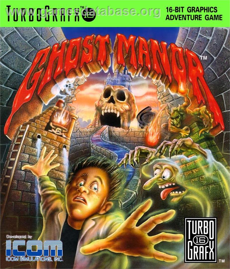 Ghost Manor - NEC TurboGrafx-16 - Artwork - Box
