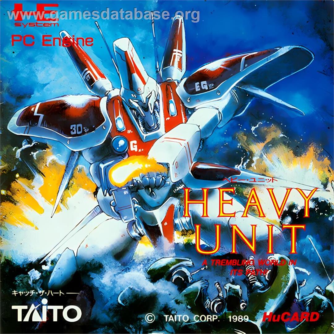 Heavy Unit - NEC TurboGrafx-16 - Artwork - Box