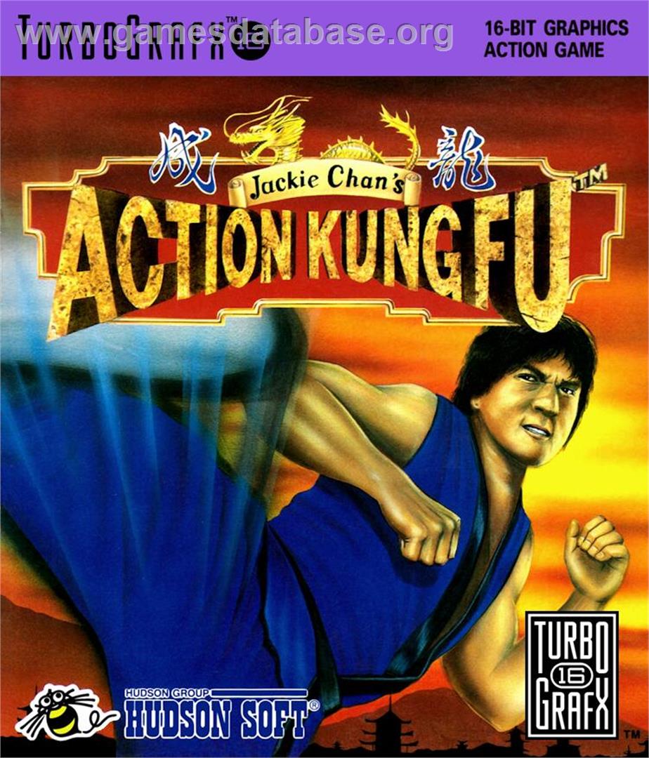Jackie Chan's Action Kung Fu - NEC TurboGrafx-16 - Artwork - Box