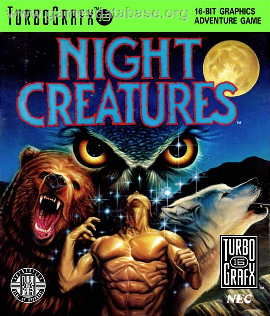 Night Creatures - NEC TurboGrafx-16 - Artwork - Box
