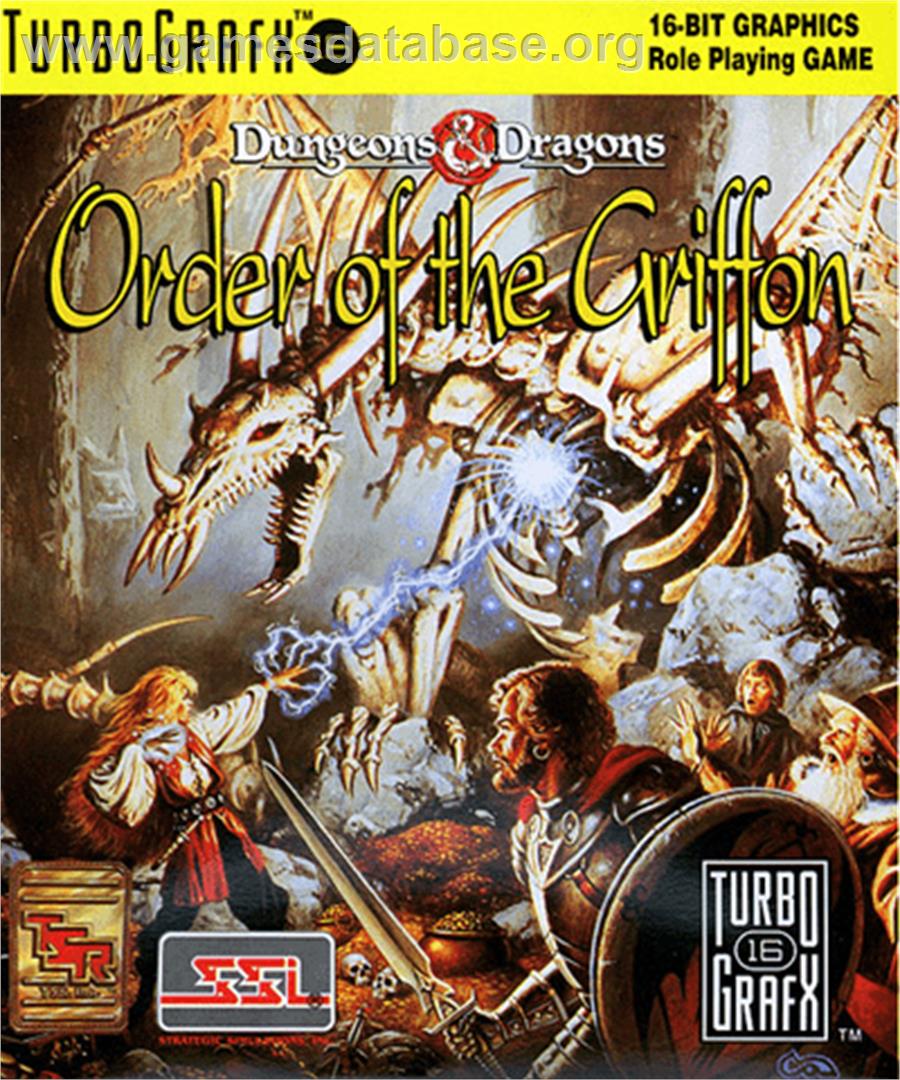 Order of the Griffon - NEC TurboGrafx-16 - Artwork - Box