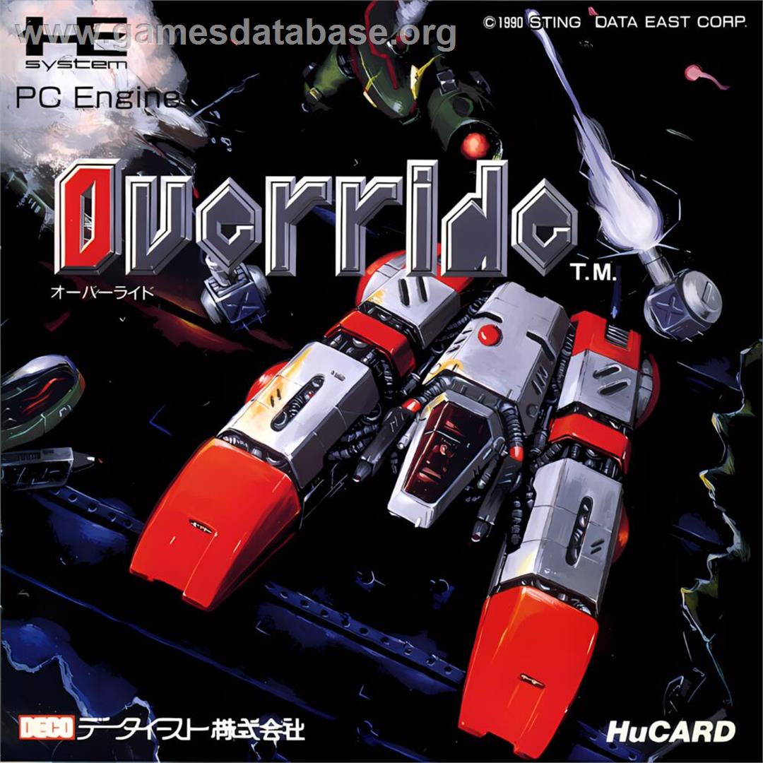 Override - NEC TurboGrafx-16 - Artwork - Box