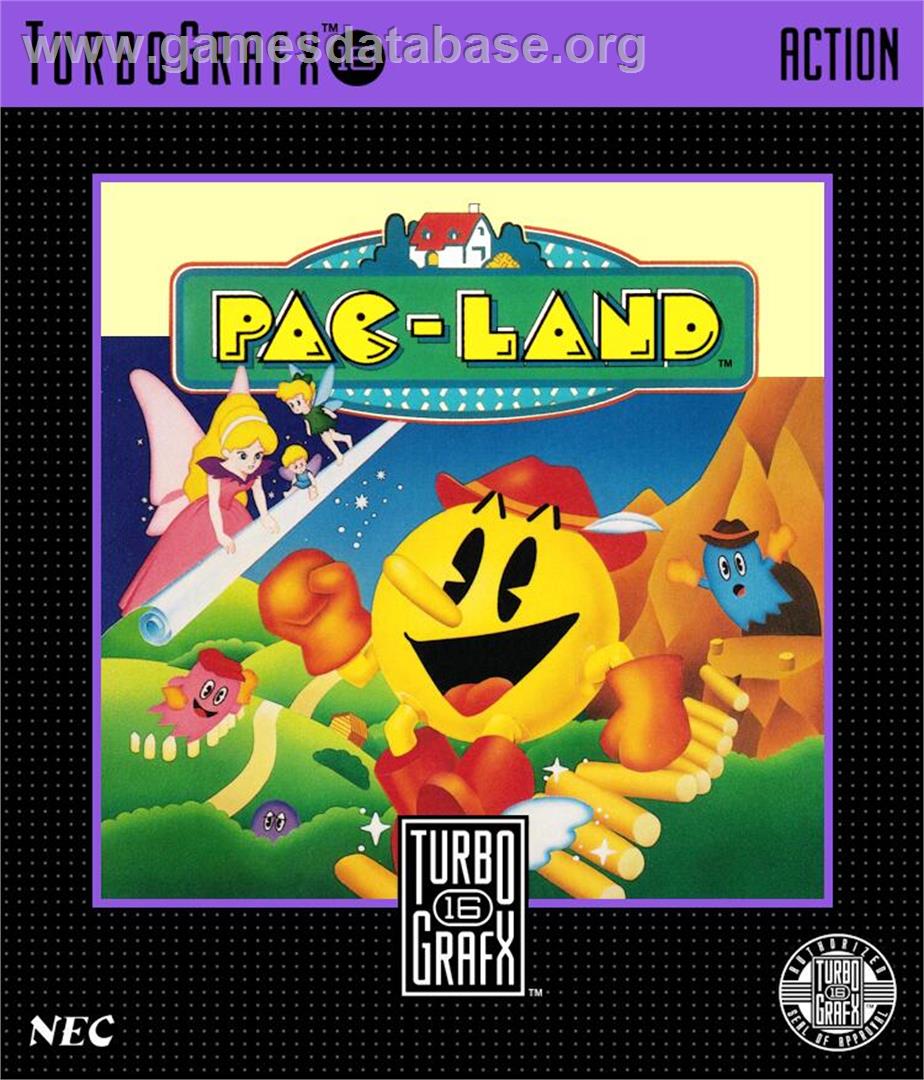 Pac-land - NEC TurboGrafx-16 - Artwork - Box