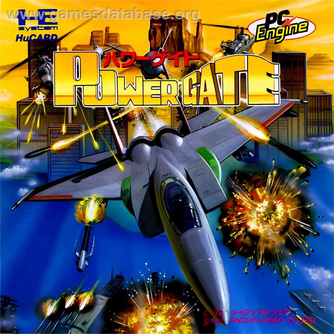 Power Gate - NEC TurboGrafx-16 - Artwork - Box