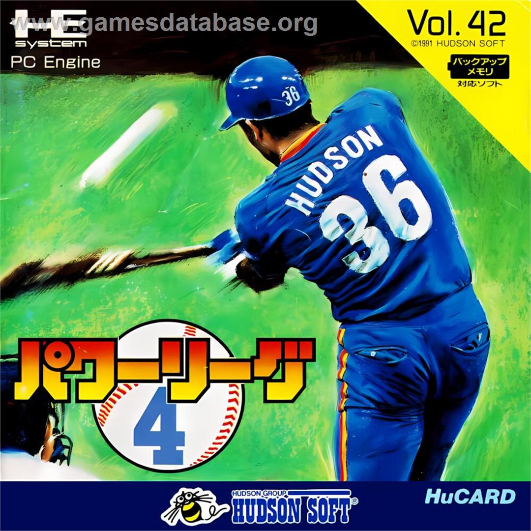 Power League 4 - NEC TurboGrafx-16 - Artwork - Box