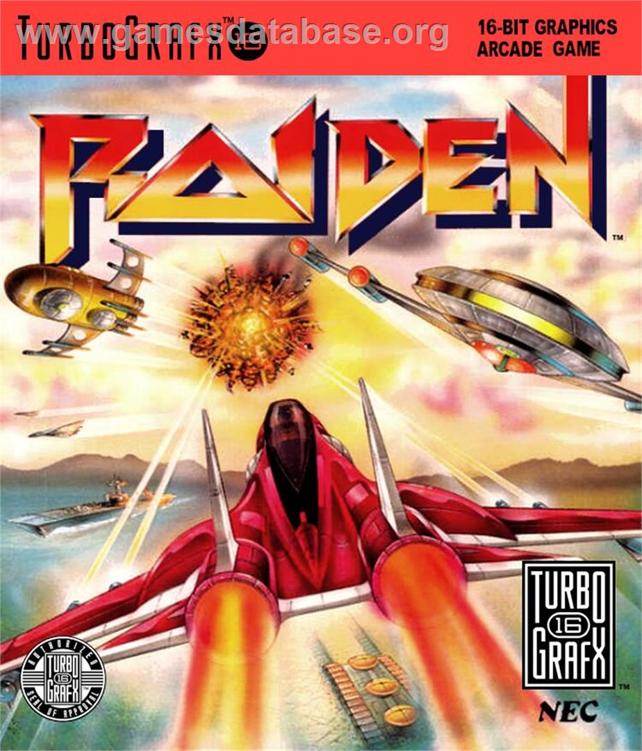 Raiden - NEC TurboGrafx-16 - Artwork - Box