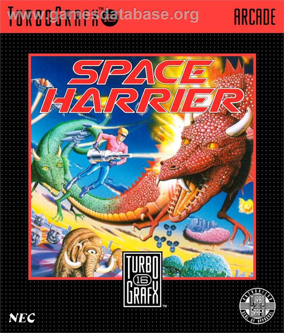 Space Harrier - NEC TurboGrafx-16 - Artwork - Box