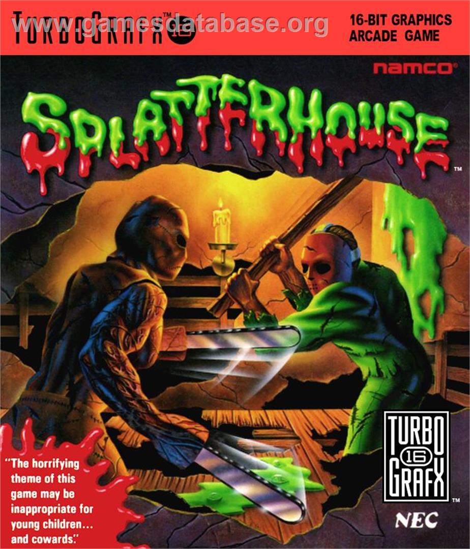 Splatterhouse - NEC TurboGrafx-16 - Artwork - Box