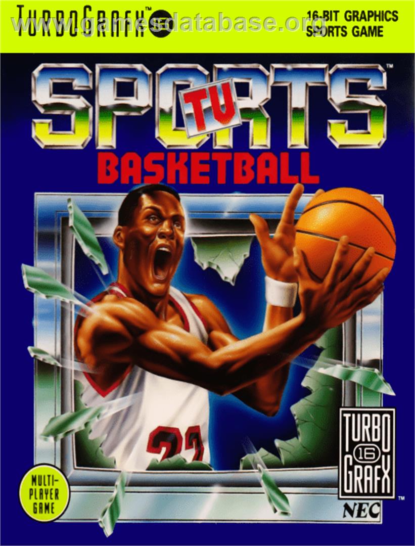 TV Sports: Basketball - NEC TurboGrafx-16 - Artwork - Box