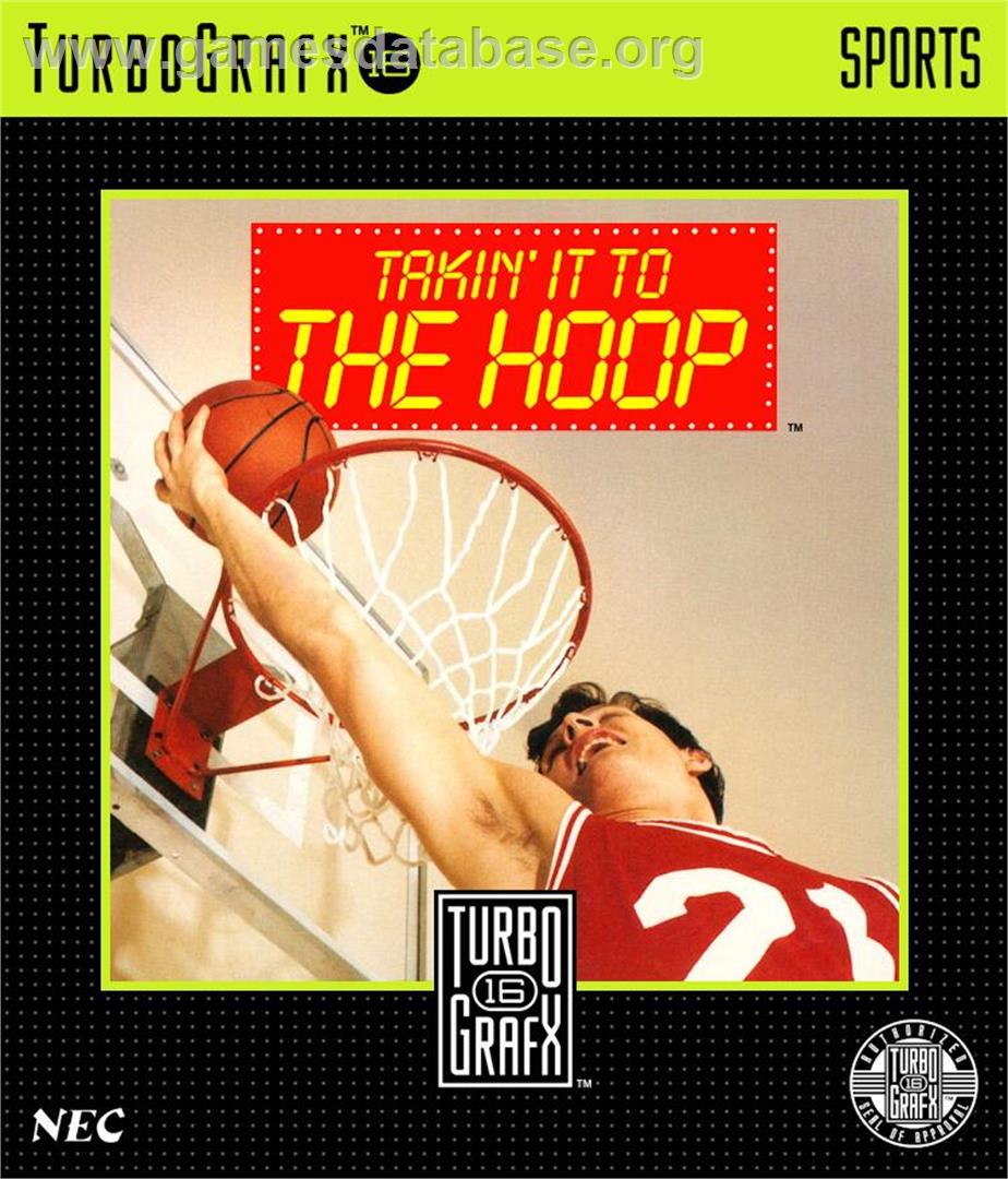 Takin' It To The Hoop - NEC TurboGrafx-16 - Artwork - Box