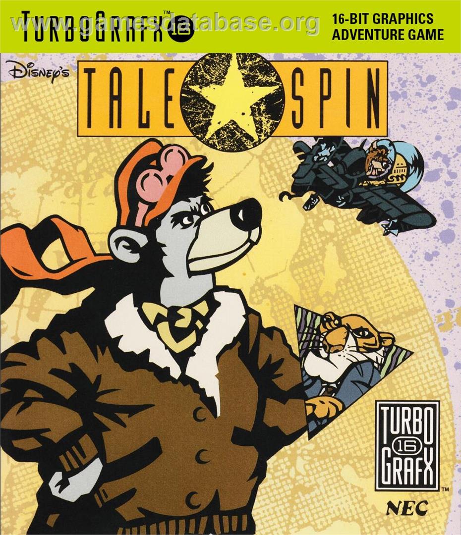 Talespin - NEC TurboGrafx-16 - Artwork - Box