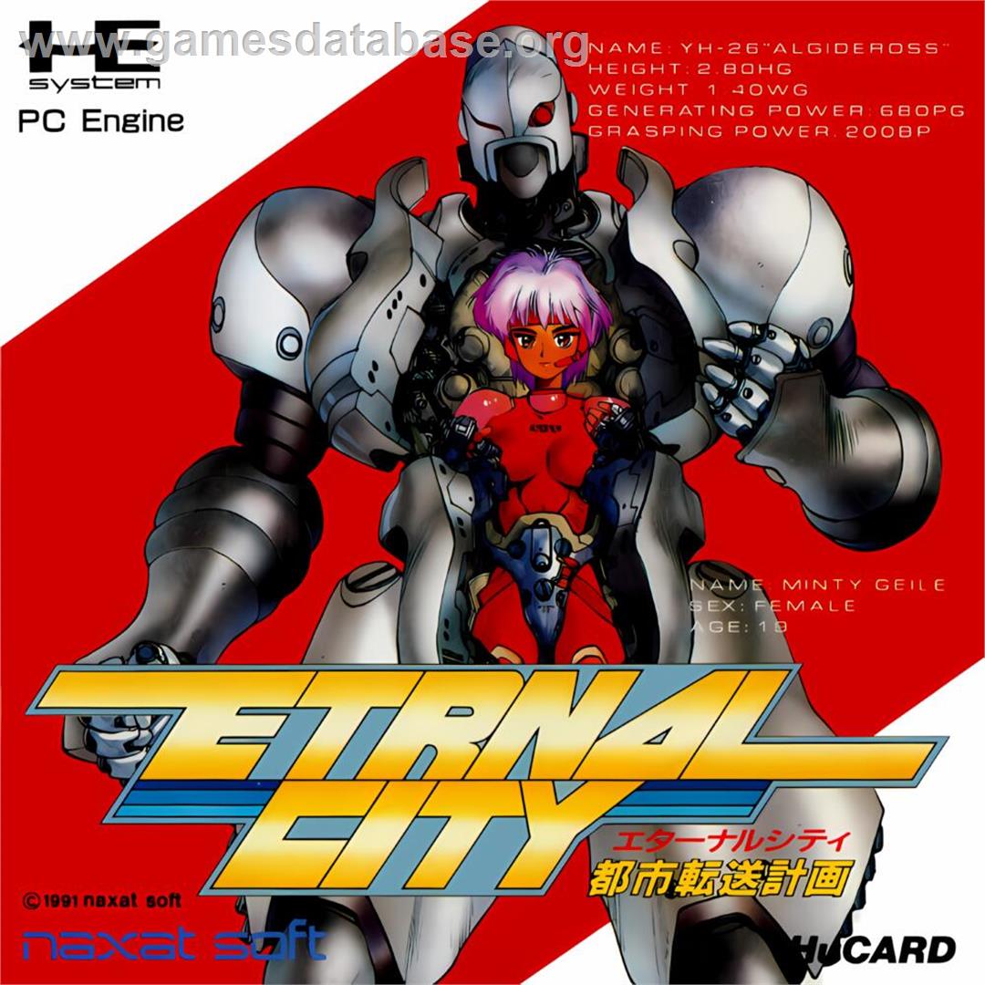 Toshi Tensou Keikaku - Eternal City - NEC TurboGrafx-16 - Artwork - Box