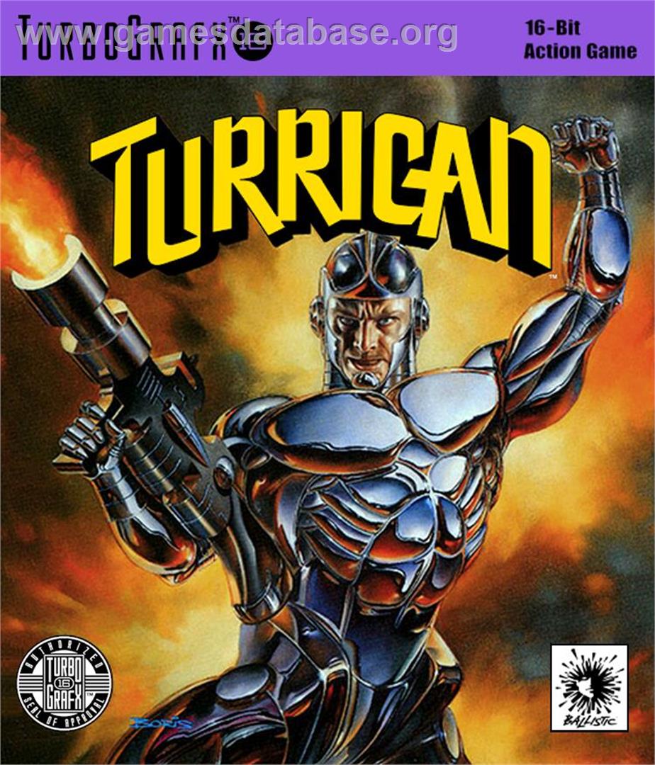 Turrican - NEC TurboGrafx-16 - Artwork - Box