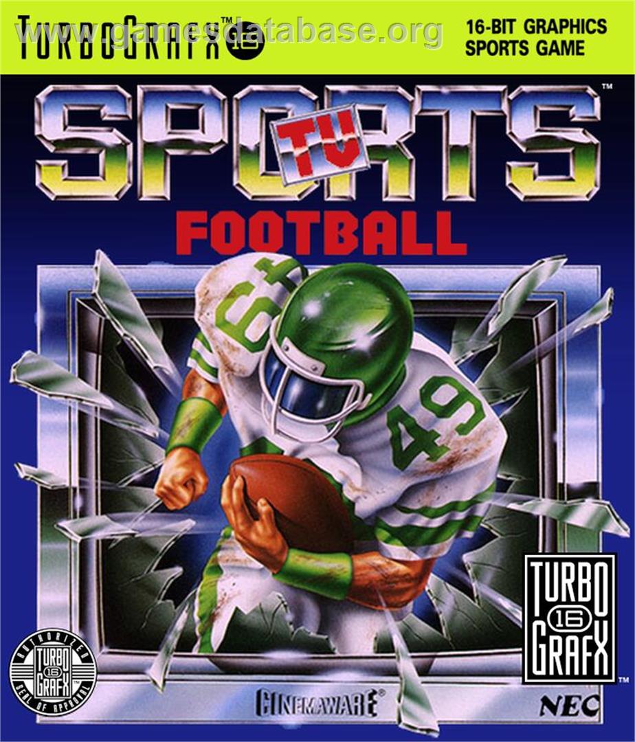 Tv Sports Football - NEC TurboGrafx-16 - Artwork - Box
