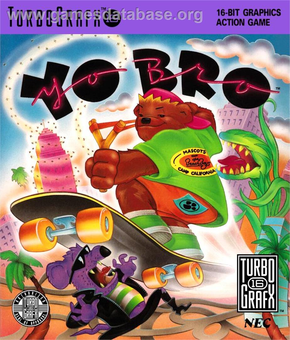 Yo' Bro - NEC TurboGrafx-16 - Artwork - Box