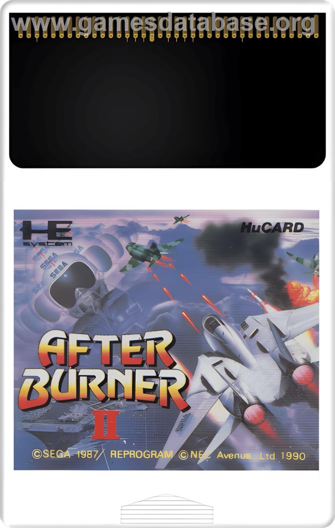 After Burner 2 - NEC TurboGrafx-16 - Artwork - Cartridge
