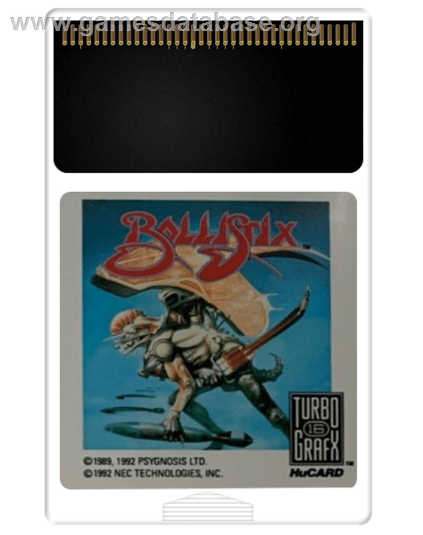 Ballistix - NEC TurboGrafx-16 - Artwork - Cartridge