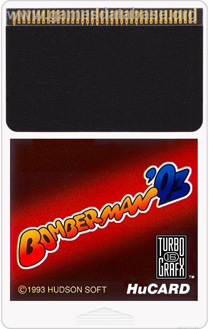 Bomberman '93 - NEC TurboGrafx-16 - Artwork - Cartridge