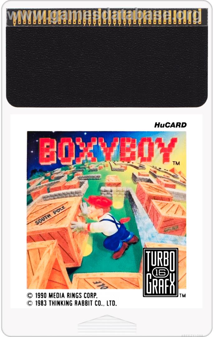 Boxyboy - NEC TurboGrafx-16 - Artwork - Cartridge