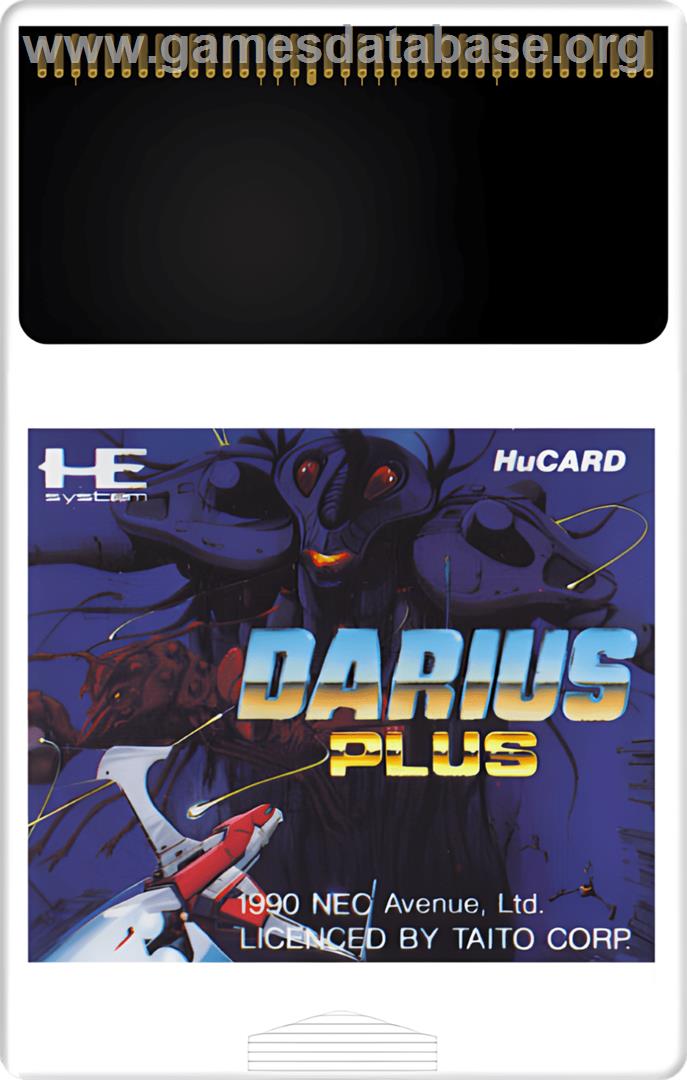 Darius Plus - NEC TurboGrafx-16 - Artwork - Cartridge