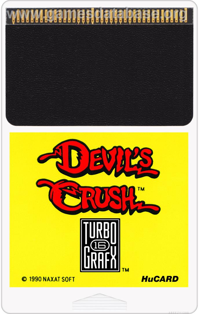Devil's Crush - NEC TurboGrafx-16 - Artwork - Cartridge