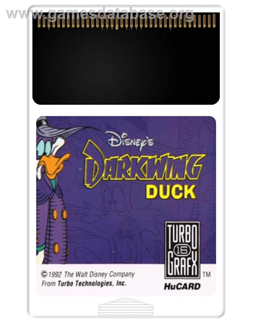 Disney's Darkwing Duck - NEC TurboGrafx-16 - Artwork - Cartridge