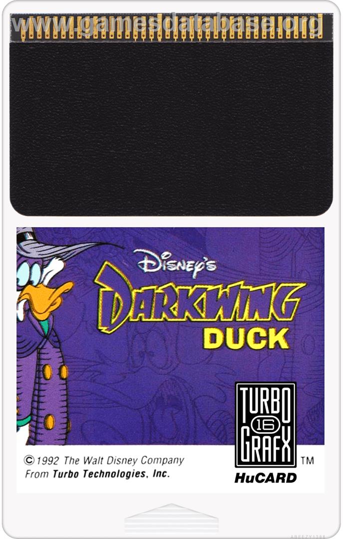 Disney's Darkwing Duck - NEC TurboGrafx-16 - Artwork - Cartridge