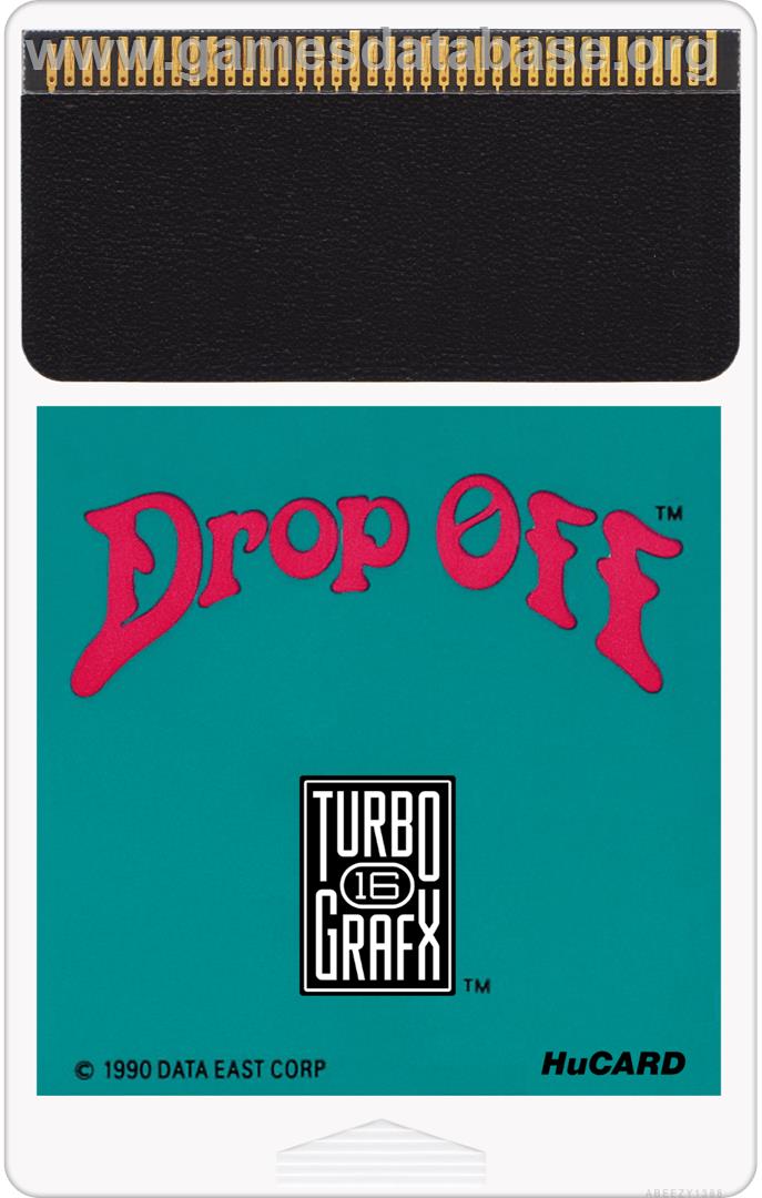 Drop Off - NEC TurboGrafx-16 - Artwork - Cartridge