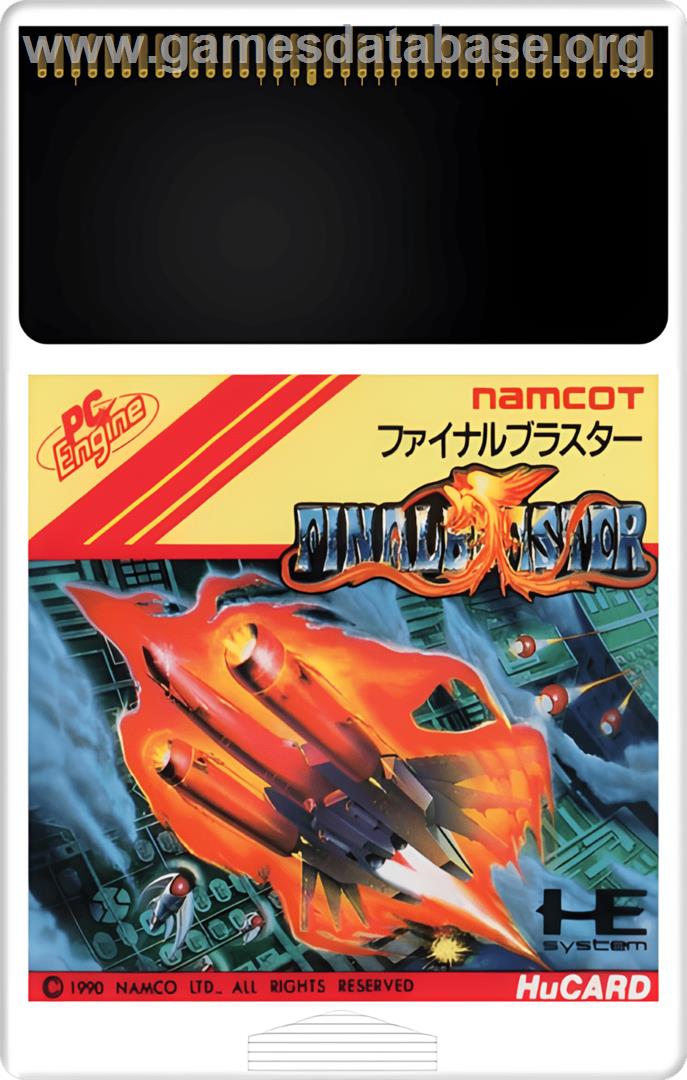 Final Blaster - NEC TurboGrafx-16 - Artwork - Cartridge