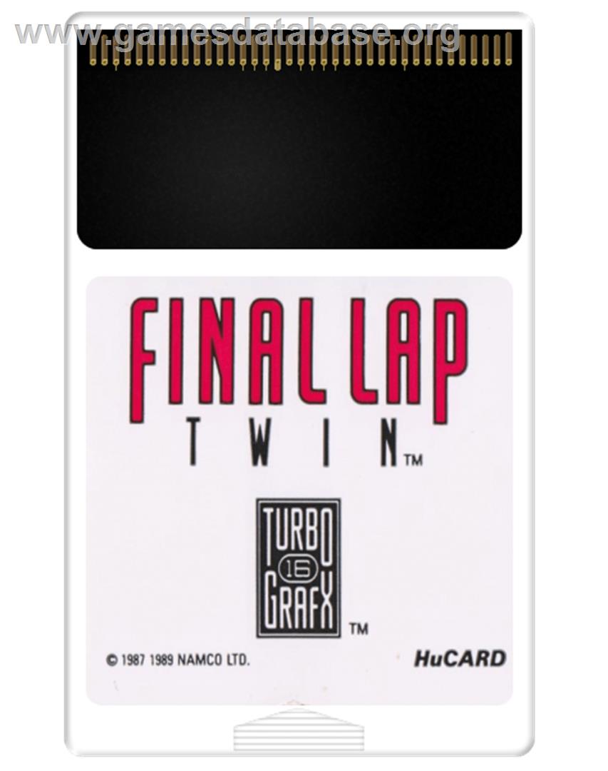Final Lap Twin - NEC TurboGrafx-16 - Artwork - Cartridge