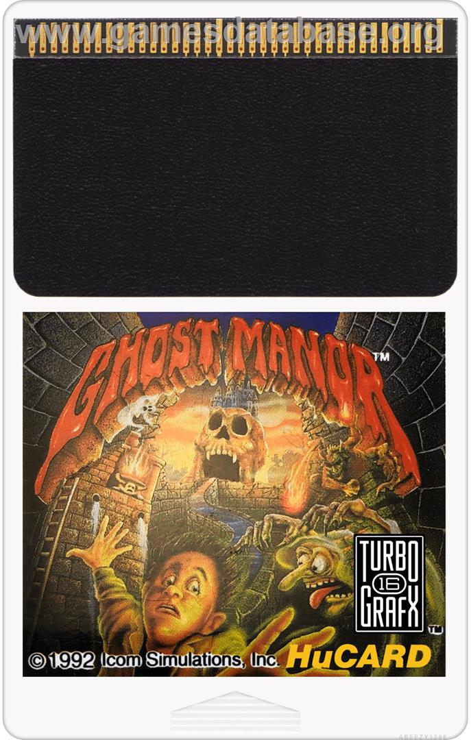 Ghost Manor - NEC TurboGrafx-16 - Artwork - Cartridge