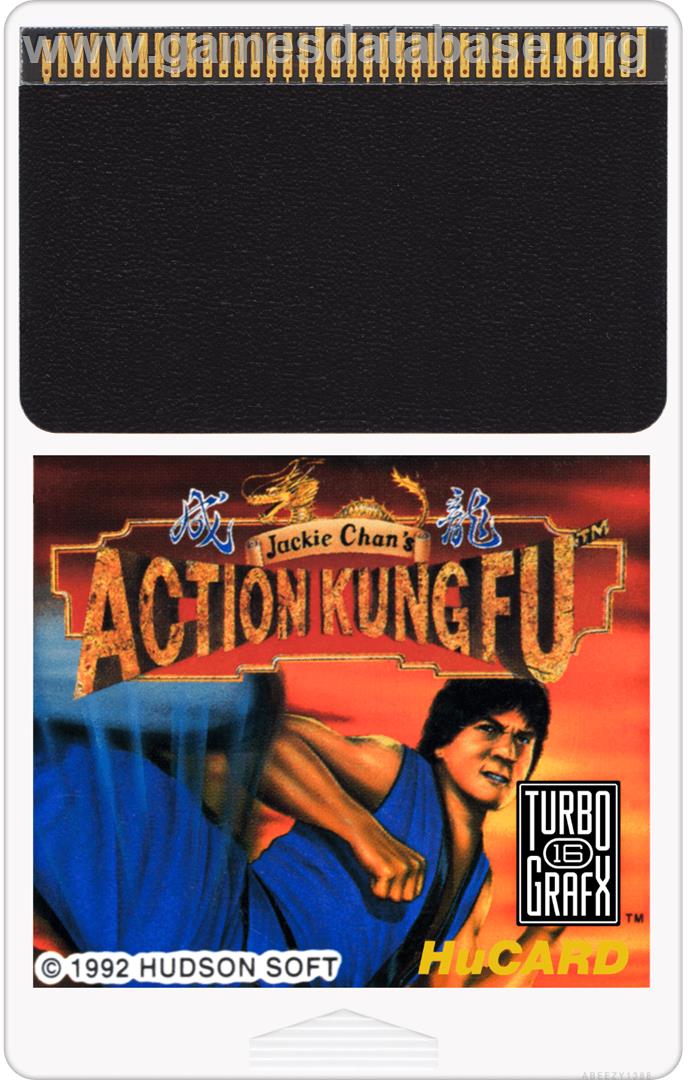 Jackie Chan's Action Kung Fu - NEC TurboGrafx-16 - Artwork - Cartridge