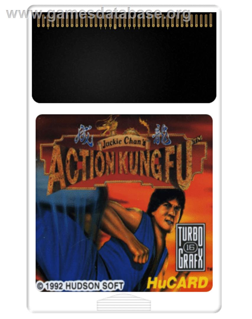 Jackie Chan's Action Kung Fu - NEC TurboGrafx-16 - Artwork - Cartridge