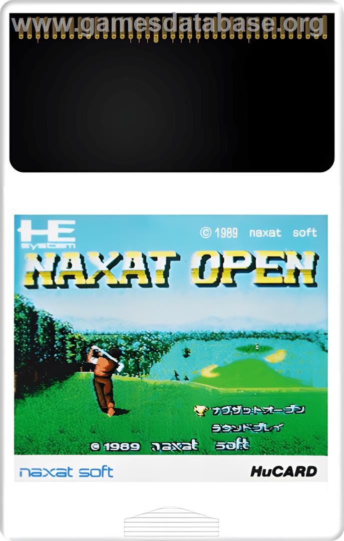 Naxat Open - NEC TurboGrafx-16 - Artwork - Cartridge