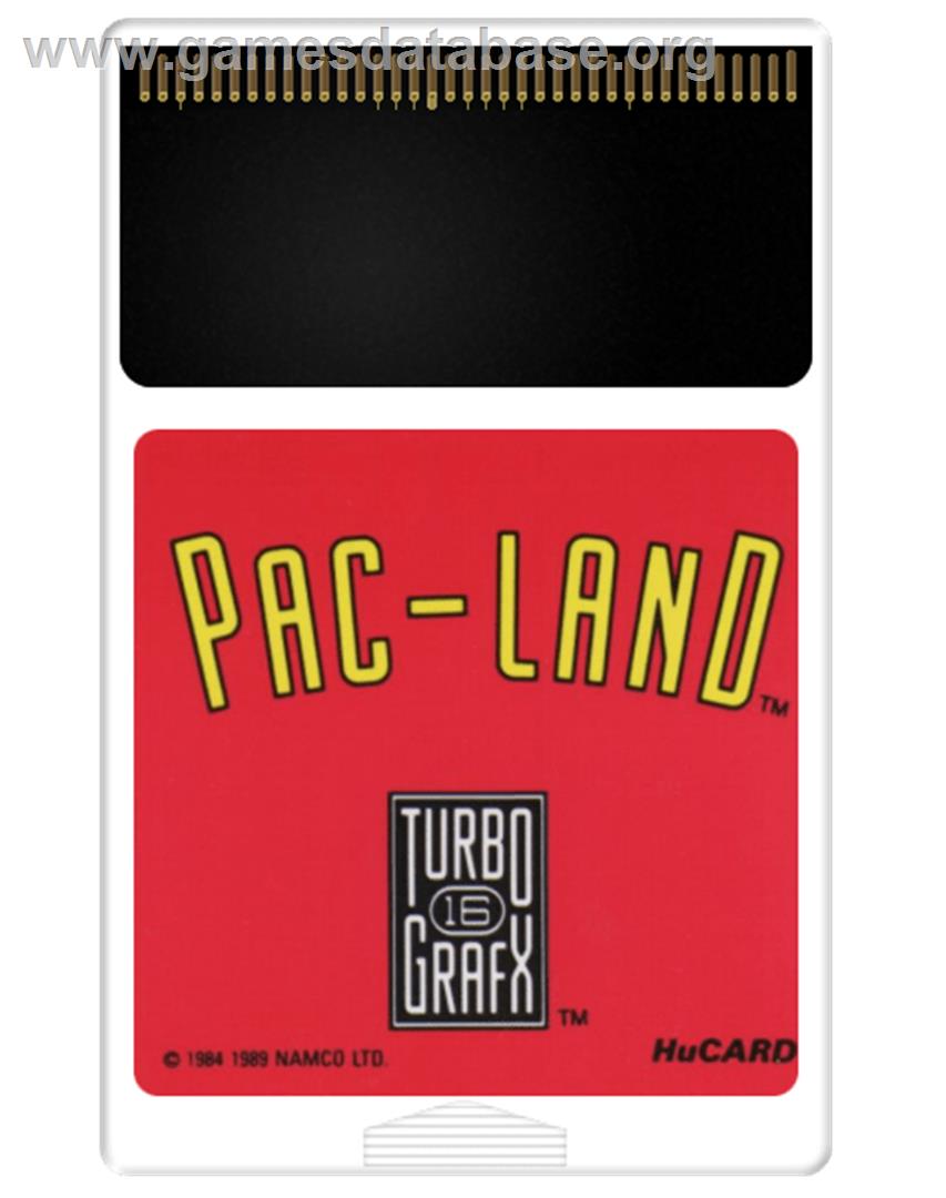 Pac-Land - NEC TurboGrafx-16 - Artwork - Cartridge