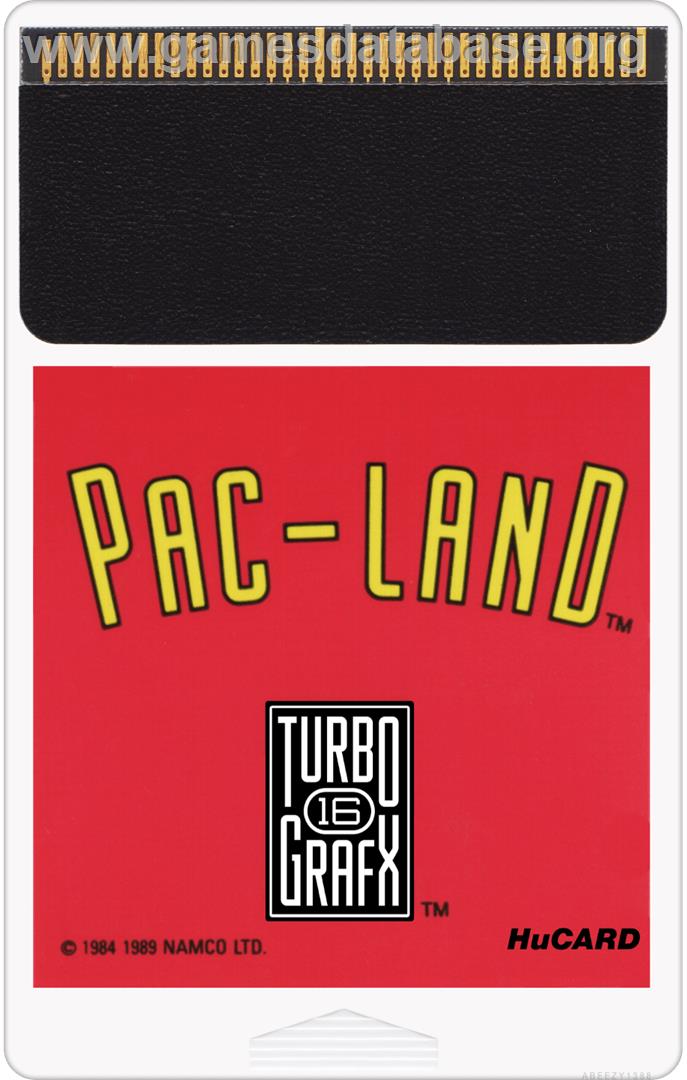 Pac-land - NEC TurboGrafx-16 - Artwork - Cartridge