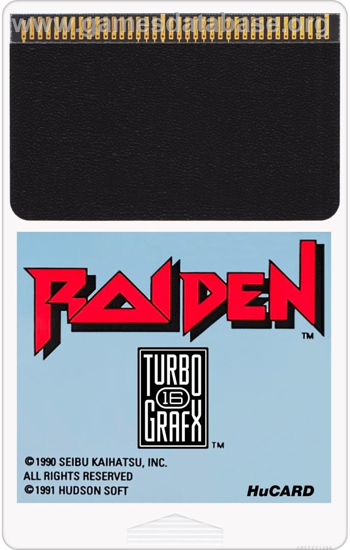 Raiden - NEC TurboGrafx-16 - Artwork - Cartridge