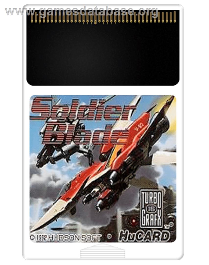 Soldier Blade - NEC TurboGrafx-16 - Artwork - Cartridge