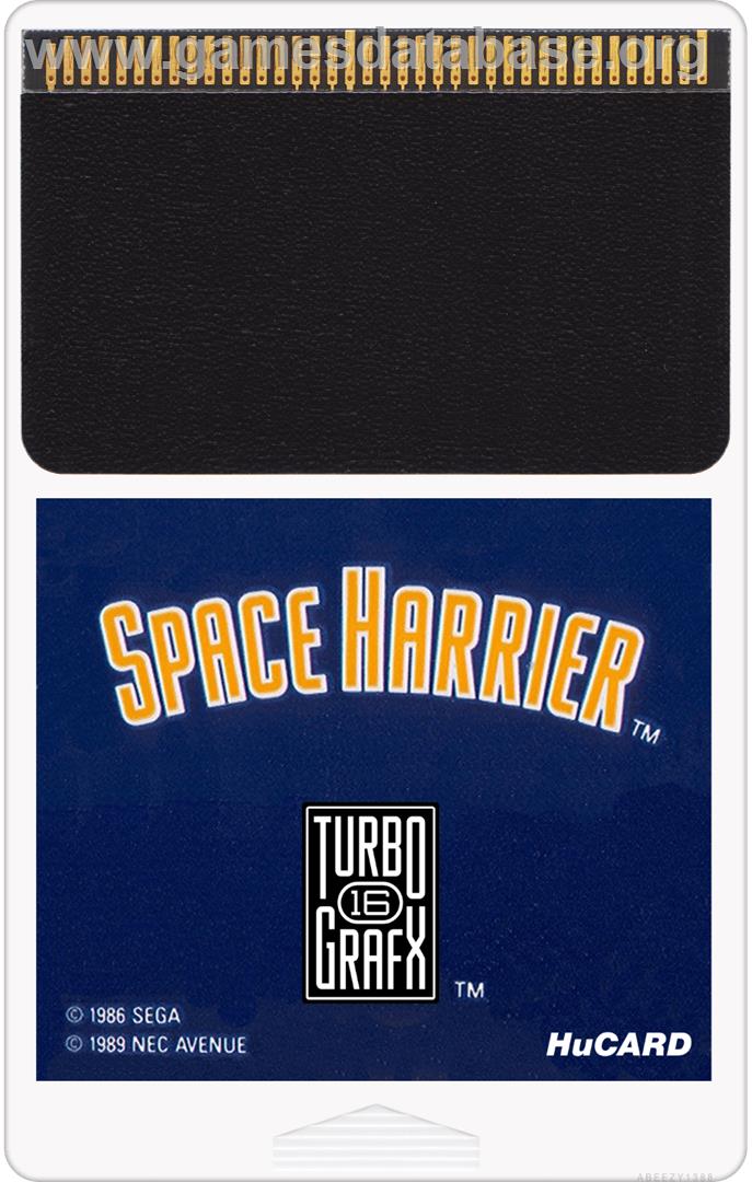 Space Harrier - NEC TurboGrafx-16 - Artwork - Cartridge