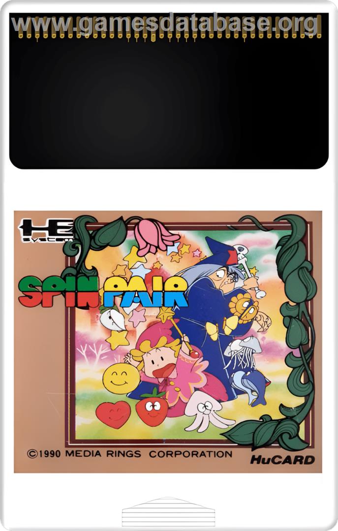 Spin Pair - NEC TurboGrafx-16 - Artwork - Cartridge