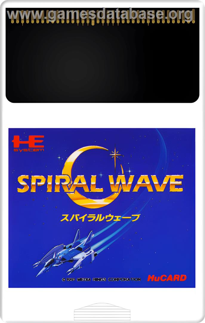 Spiral Wave - NEC TurboGrafx-16 - Artwork - Cartridge