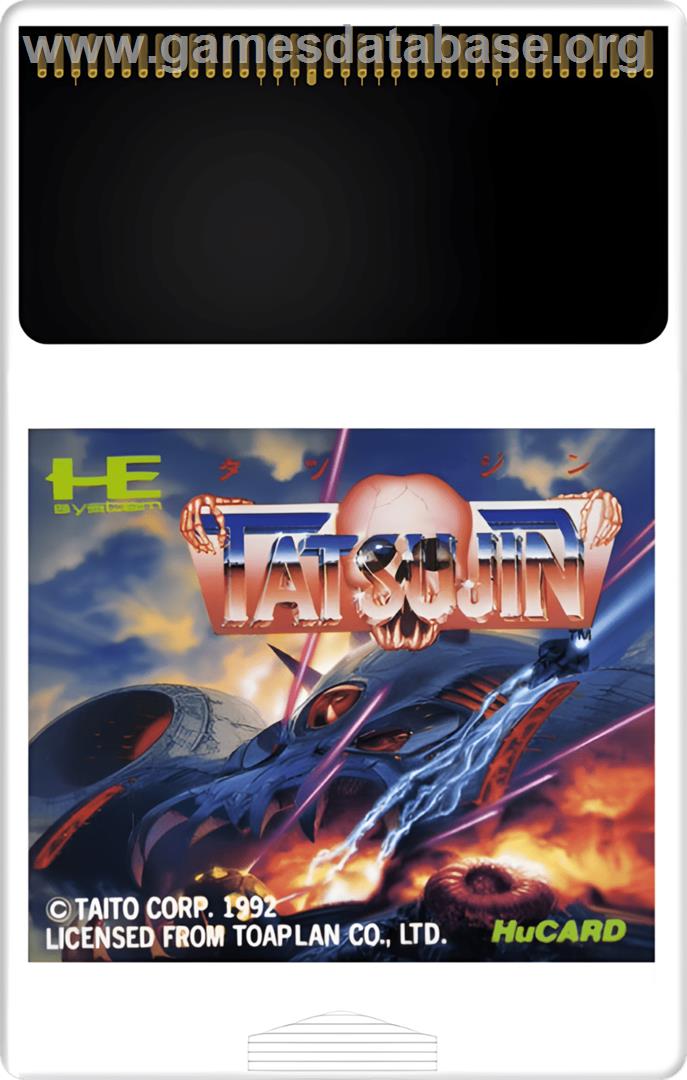 Tatsujin - NEC TurboGrafx-16 - Artwork - Cartridge