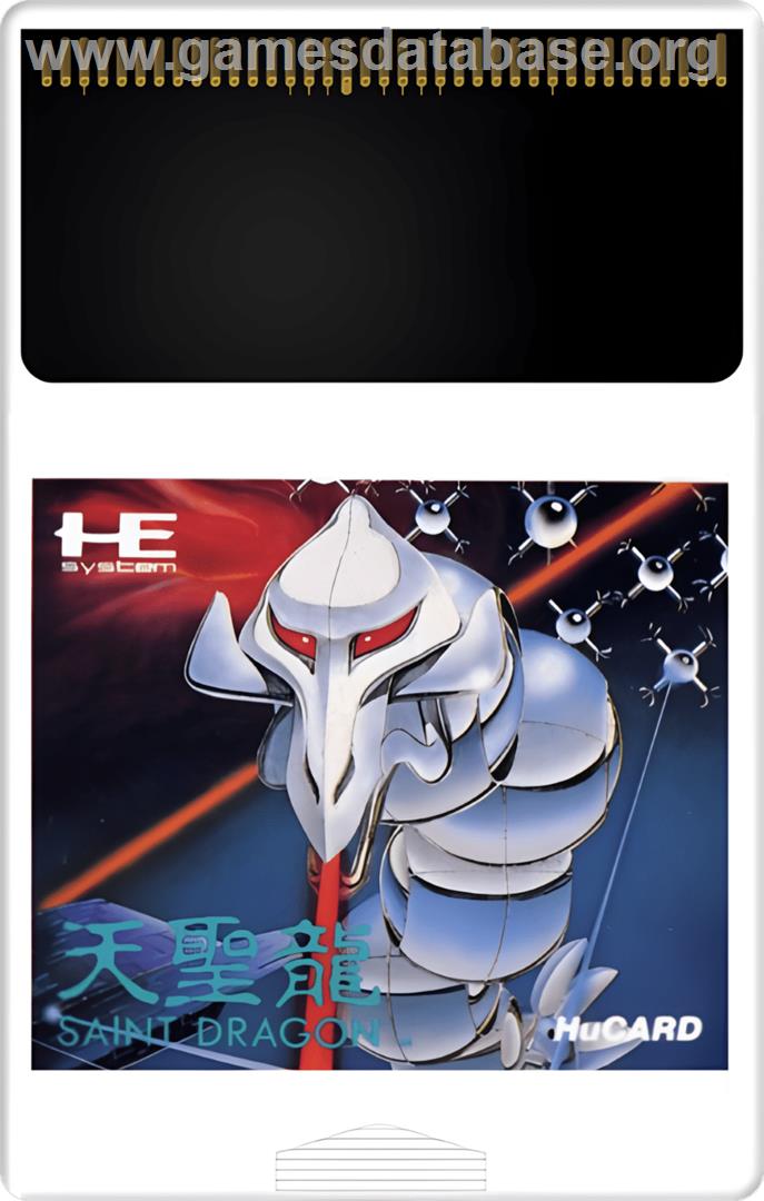 Tenseiryuu - Saint Dragon - NEC TurboGrafx-16 - Artwork - Cartridge