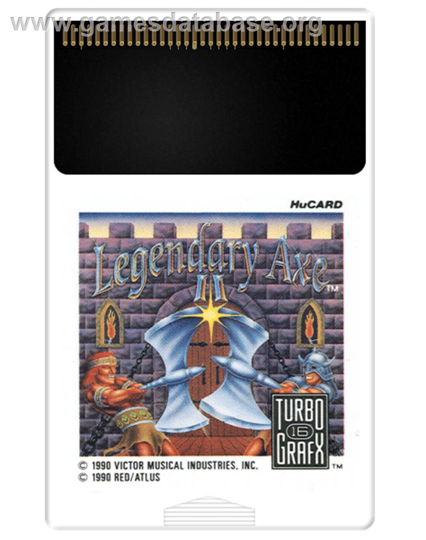 The Legendary Axe II - NEC TurboGrafx-16 - Artwork - Cartridge