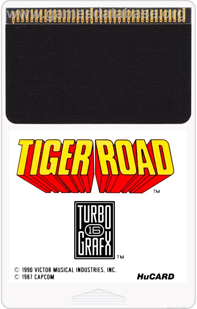 Tiger Road - NEC TurboGrafx-16 - Artwork - Cartridge