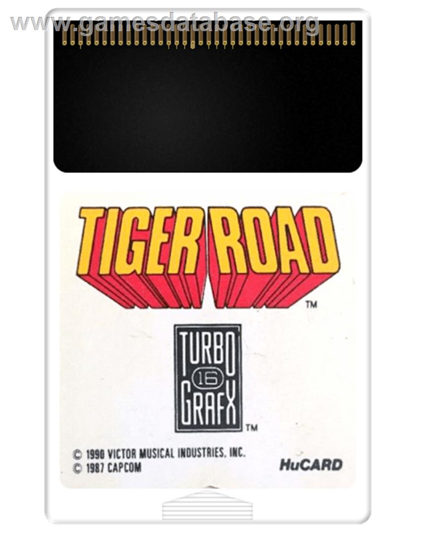 Tiger Road - NEC TurboGrafx-16 - Artwork - Cartridge